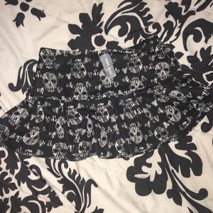 Wet Seal Skull Skirt!